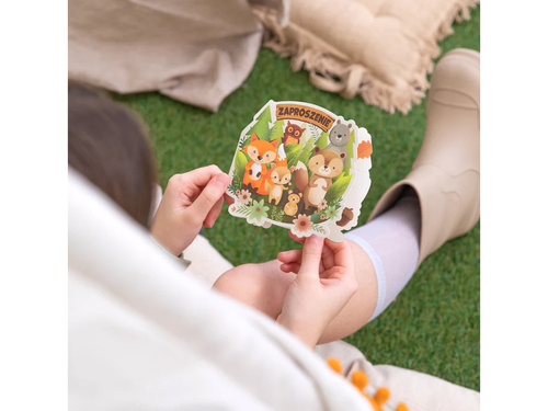 Invitații aniversare „Prietenii din pădure” – 6 bucăți.