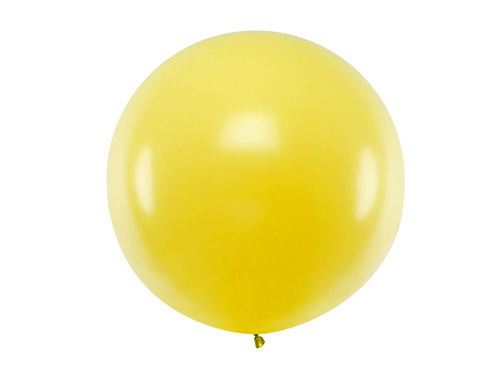 Balon gigant cu diametrul de 1 m - galben pastel.