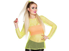 Cămașă Cabaret neon galben pentru femei
