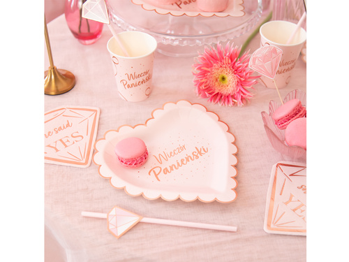 Farfurii de seară pentru femei - 23 cm - 6 buc.