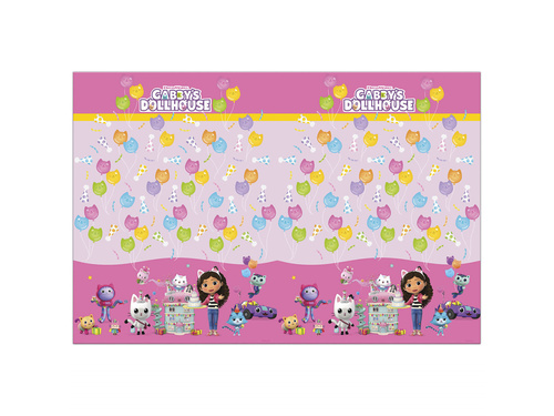 Pânză de masă aniversară Gabi's Cat House - 120 x 180 cm - 1 buc.
