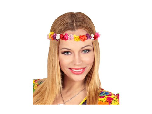 Bentiță cu flori multicolore