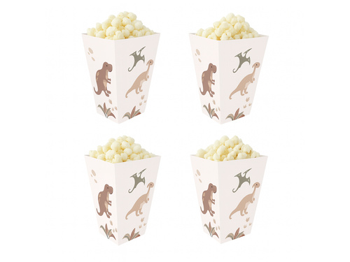 Cutii de popcorn Dinozauri - 6 buc.