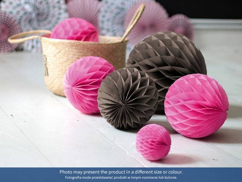 Decorațiune suspendată cu bilă bej închis - 30 cm - 1 buc.