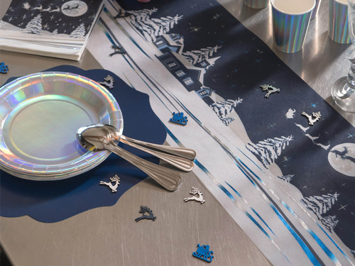 Decorațiune de masă Winter Forest - 30 cm x 2,5 m - 1 buc.