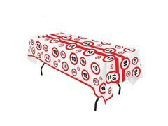 Față de masă Prohibiție semn 18 - 270x136 cm - 1 buc.