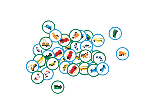 Confetti aniversare Cars - 36 buc.