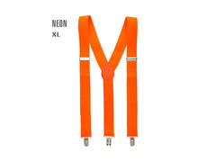 Bretele disco portocalii neon