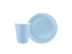 Set de hârtie albastru deschis - 24 buc.