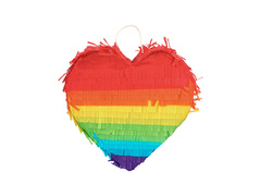 Rainbow Heart piñata XS
