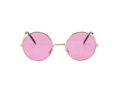 Ochelari hippie roz - 1 buc.