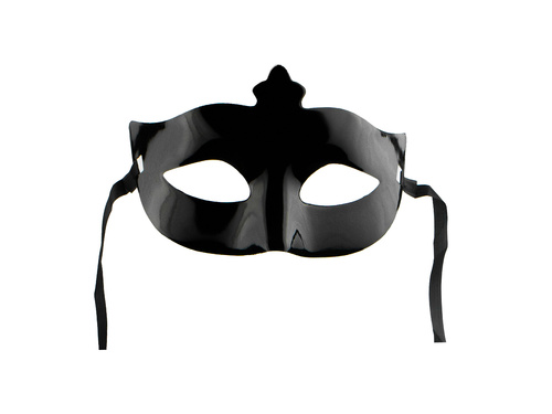 Mască de carnaval venețiană neagră - 1 buc.