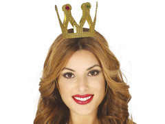 Diademă de aur pentru regină - 1 buc.