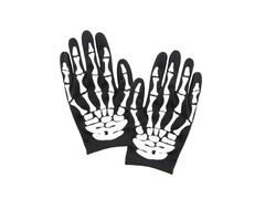 Mănuși de schelet - pentru adulți