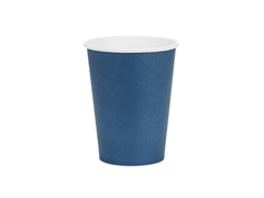 Pahare de hârtie albastru marin - 250 ml - 6 buc.