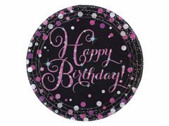 Farfurii aniversare - 23 cm - 8 buc.