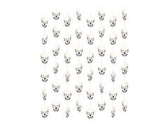 Decorațiuni de agățat Cranii de Halloween - 130 cm - 8 buc.