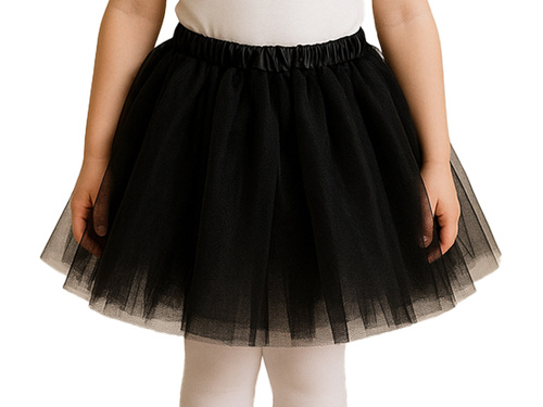 Fustă tutu - negru - 30 cm - 1 buc