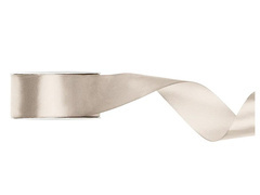 Panglică de satin, alb rupt, 38 mm / 25 m, 1 buc.