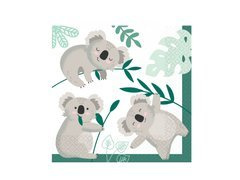 Șervețele aniversare Koala - 33 cm - 16 buc.