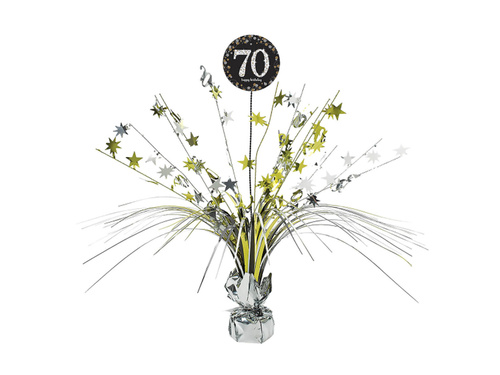 Decorațiuni de masă pentru o petrecere aniversară de 70 de ani - 45,7 cm - 1 buc.