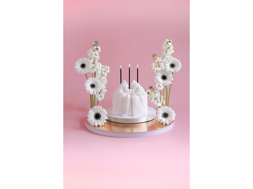 Lumânări aniversare negru - 14 cm - 12 buc.