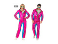 Costum de petrecere - EDM roz metalic (trening)