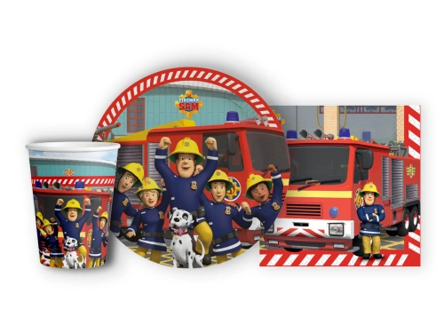 Set aniversar Fireman Sam - 32 buc.