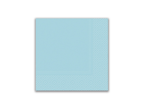 Șervețele cu 3 straturi 33 cm, albastru - 20 buc.