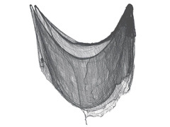 Plasă neagră de Halloween - 76 x 228 cm - 1 buc.