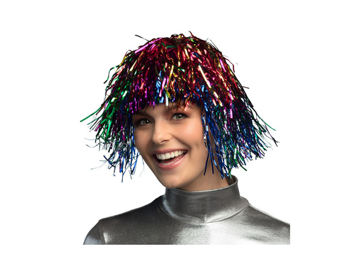 Peruca metalică multicoloră