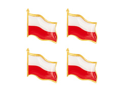 Pin steag polonez - 2,5 x 2 - 4 buc.