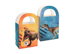 Pungi de hârtie Dinosaurs T-Rex - 4 buc.