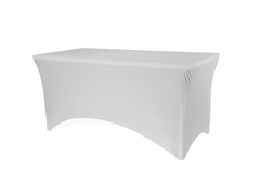 Față de masă albă - 183x76x74 cm - 1 buc.