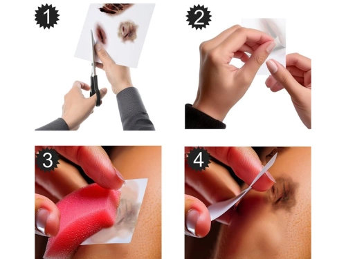 Autocolante pentru față Răni