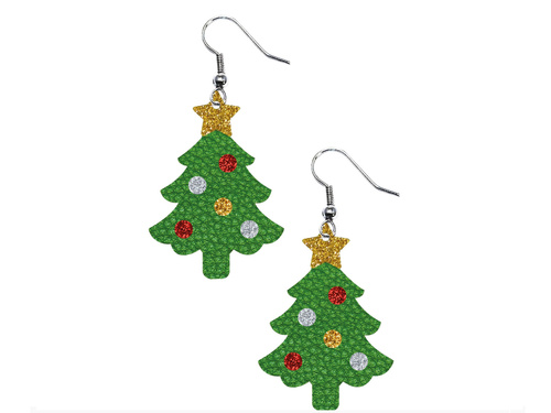 Cercei pom de Crăciun - 1 pereche