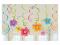 Decor suspendat Swirls Hawaii - 61 cm - 12 buc.
