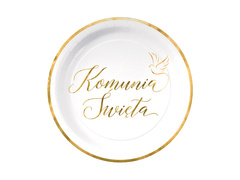 Farfurii de hârtie pentru Sfânta Împărtășanie - 18 cm - 6 buc.