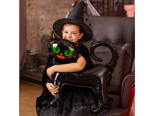 Black Kitten balon de folie în picioare - 62 x 65 cm - 1 buc.