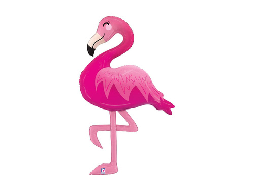 Balon folie forma flamingo roz - 44" - 1 buc.