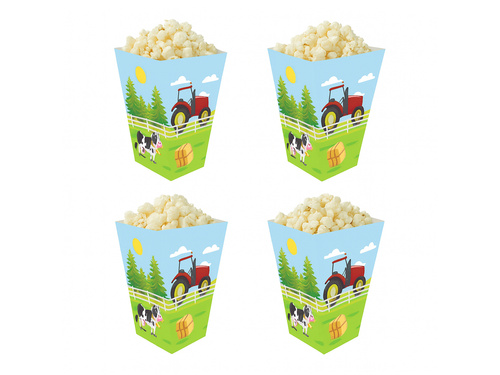 Cutii de popcorn agricole - 6 buc.