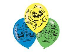 Baloane latex Baby Shark - 27.5 cm - 6 buc