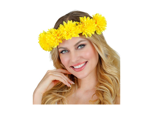 Bentiță cu flori galbene