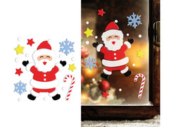 Decorațiuni pentru ferestre de Crăciun Moș Crăciun