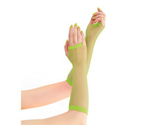 Mănuși din plasă verde - 24 cm