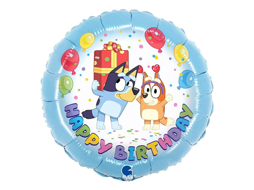Balon cu folie Bluey și Bingo - 43 cm - 1 buc.