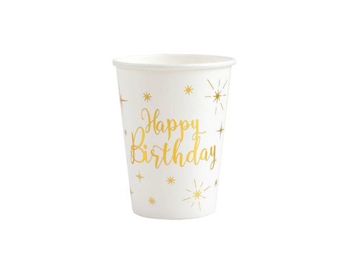 Cupe Happy Birthday - 250 ml - 10 buc.