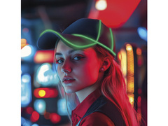 Capac LED verde - 1 buc.