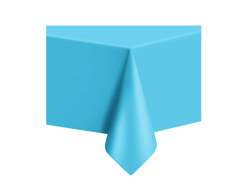 Față de masă cu folie albastră - 137 x 274 cm - 1 buc.
