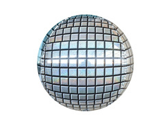 Balon disco cu folie - 40 cm - 1 buc.